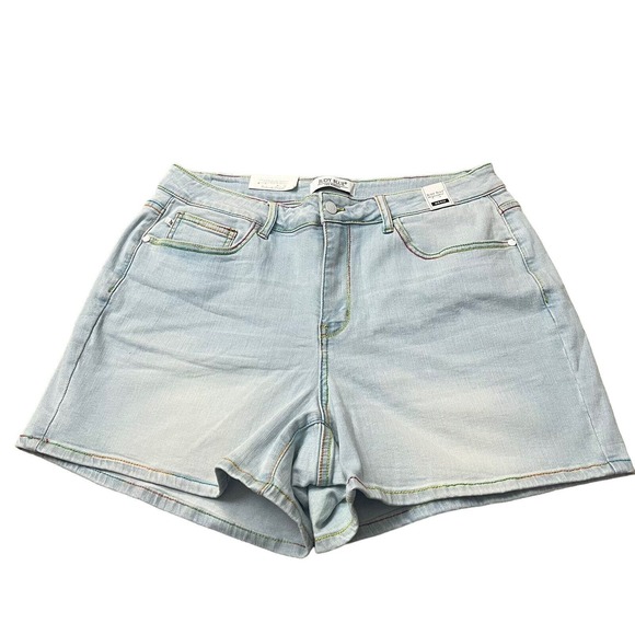 Judy Blue Mid Rise Denim Shorts main image 1
